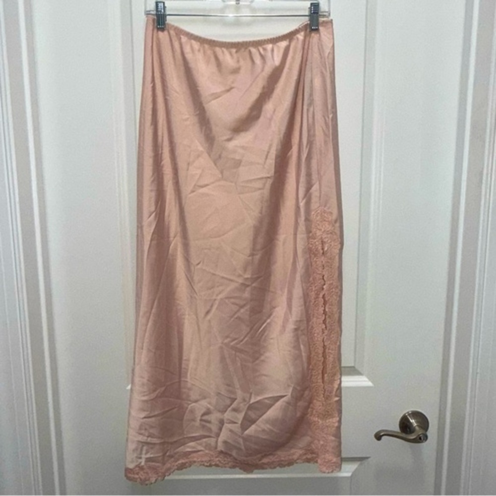 NWT Target Wild Fable Light Pink Slip Maxi Skirt